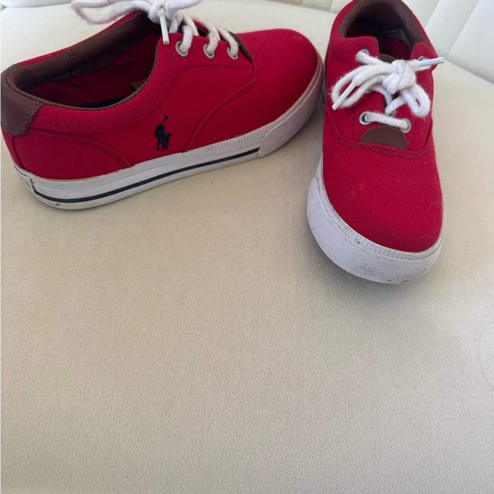 Polo by Ralph Lauren Kids Red Sneakers